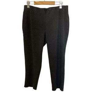 JM Collection Women's Size PXL Pull On Tapered Leg Casual Ankle Pants in Gray